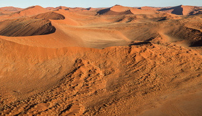 Aerial view of Sossusvlei desert, Namibia