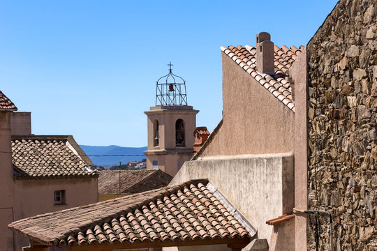 View over the roofs of Sainte Maxime