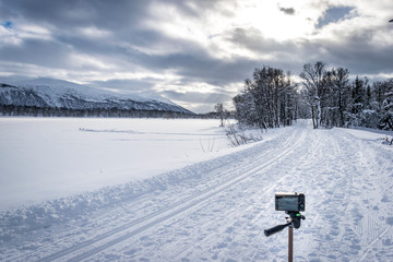 Tromso en hiver en Norvège du Nord