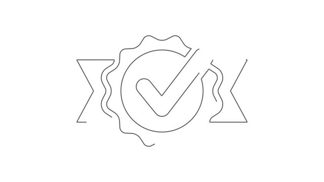 Approval check symbol
