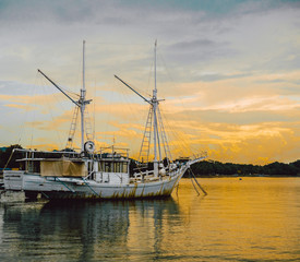 boats in harbor