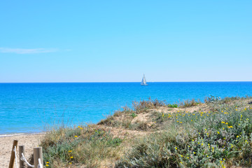 Fototapeta na wymiar La Costa Mediterranea.