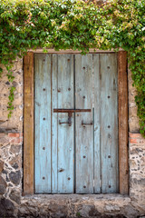 Puerta de madera vieja