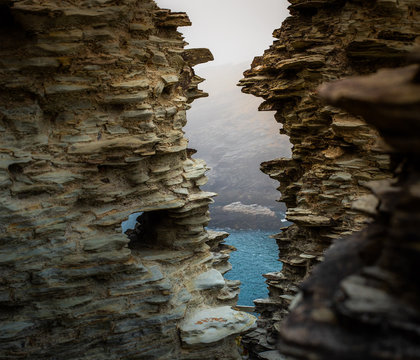 brown rock formation mountain