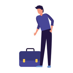 businessman with briefcase