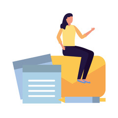 businesspeople work office