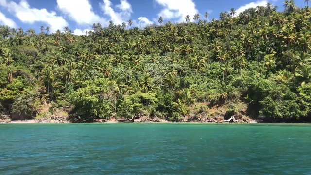 View from the boat on the Samana Peninsula in the Dominican Republic 3