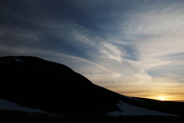白山室堂　山頂の日の出