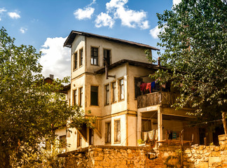 traditional Turkish houses in Ankara, Turkey