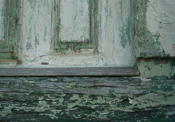 Detalles de una antigua puerta.