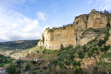 Fototapeta na wymiar Cliff of Ronda
