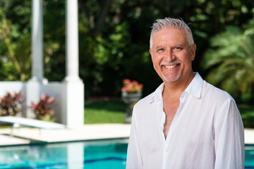 Handsome Middle Age Man