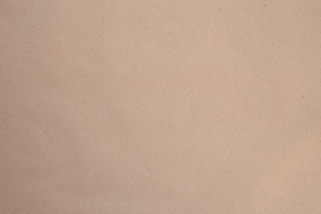 Brown Kraft Paper Textured Background Top View