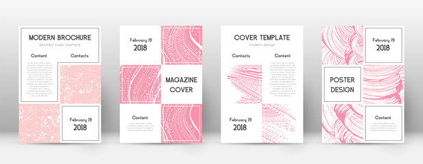 Cover page design template. Business brochure layo