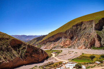 Landscape view of Iruya, Argentina