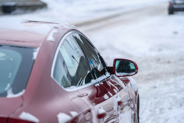 image of cars on a car parking in Moscow