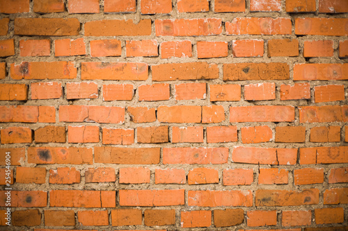 Brick Wall The Texture Of The Bricks Red Brick Masonry