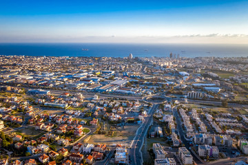 Obraz premium Aerial view of Limassol cityscape. Cyprus