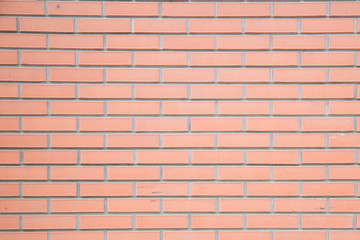 Red brown block brick wall Beautifully arranged texture background