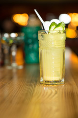 Refreshing and sweet. Picture of a popular cocktail.