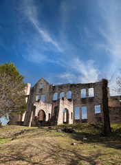 Old Abandoned Castle Ruins