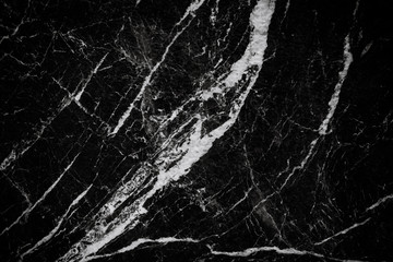 Abstract black marble patterned background for design.