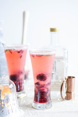 Cherry gin cocktail 
