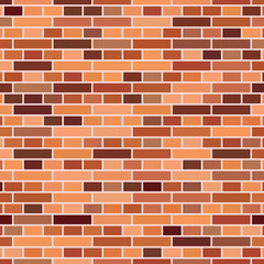 Red brick wall background