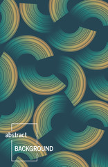 Geometric background with abstract circles shapes