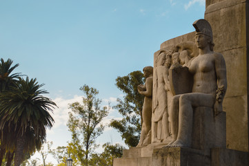 Fototapeta na wymiar Palermo, Buenos Aires, Argentina. Monument in thays park