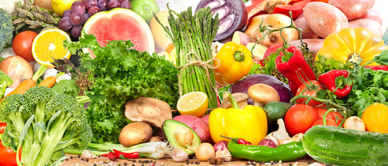 Fototapeta na wymiar Vegetables food background.