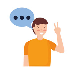 man speech bubble