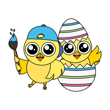 happy chick easter