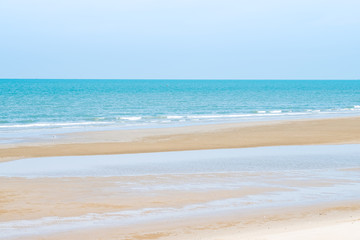 Beach when low tide