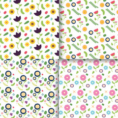 flowers decoration banner collection