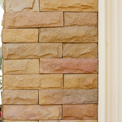 stone brick wall exterior decoration home