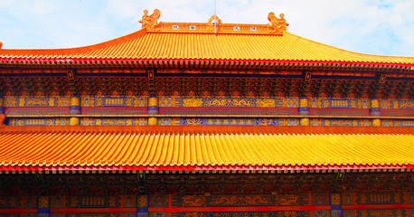 roof of chinese temple