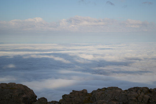 Desde arriba de las nubes