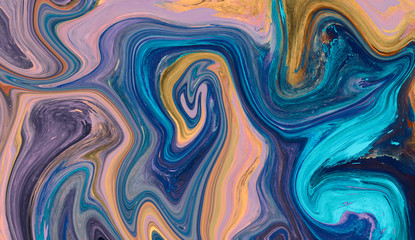 Liquid colorful wave texture background. Graphic creative fantasy texture psychedelic art.