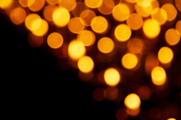 Obraz premium Blurred decorated lights for elegant party