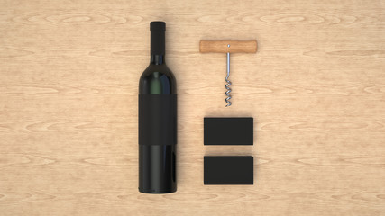 Wine or sommelier branding template