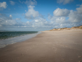The German island of Sylt late in the summer