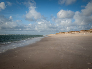 The German island of Sylt late in the summer