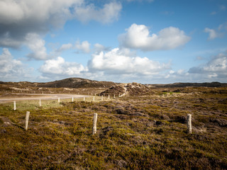 The German island of Sylt late in the summer.