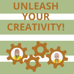 Handwriting text Unleash Your Creativity. Conceptual photo Develop Personal Intelligence Wittiness Wisdom