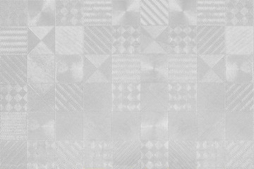 Pattern of siver tiles texture background