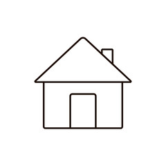 Home icon. House icon. Real estate. Image for web applications, mobile applications, print.