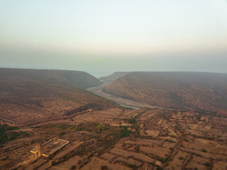 aerial view of mountains