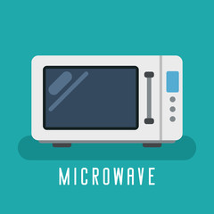 Microwave vector flat device for kitchen and cooking