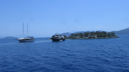 cruise ship in the sea